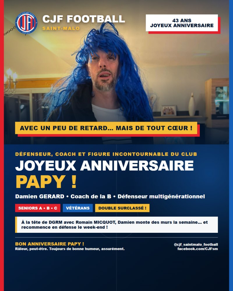 🎂 JOYEUX ANNIVERSAIRE PAPY ! 🔴🔵